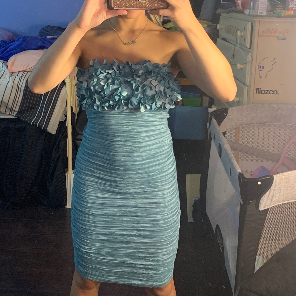 Blue dress